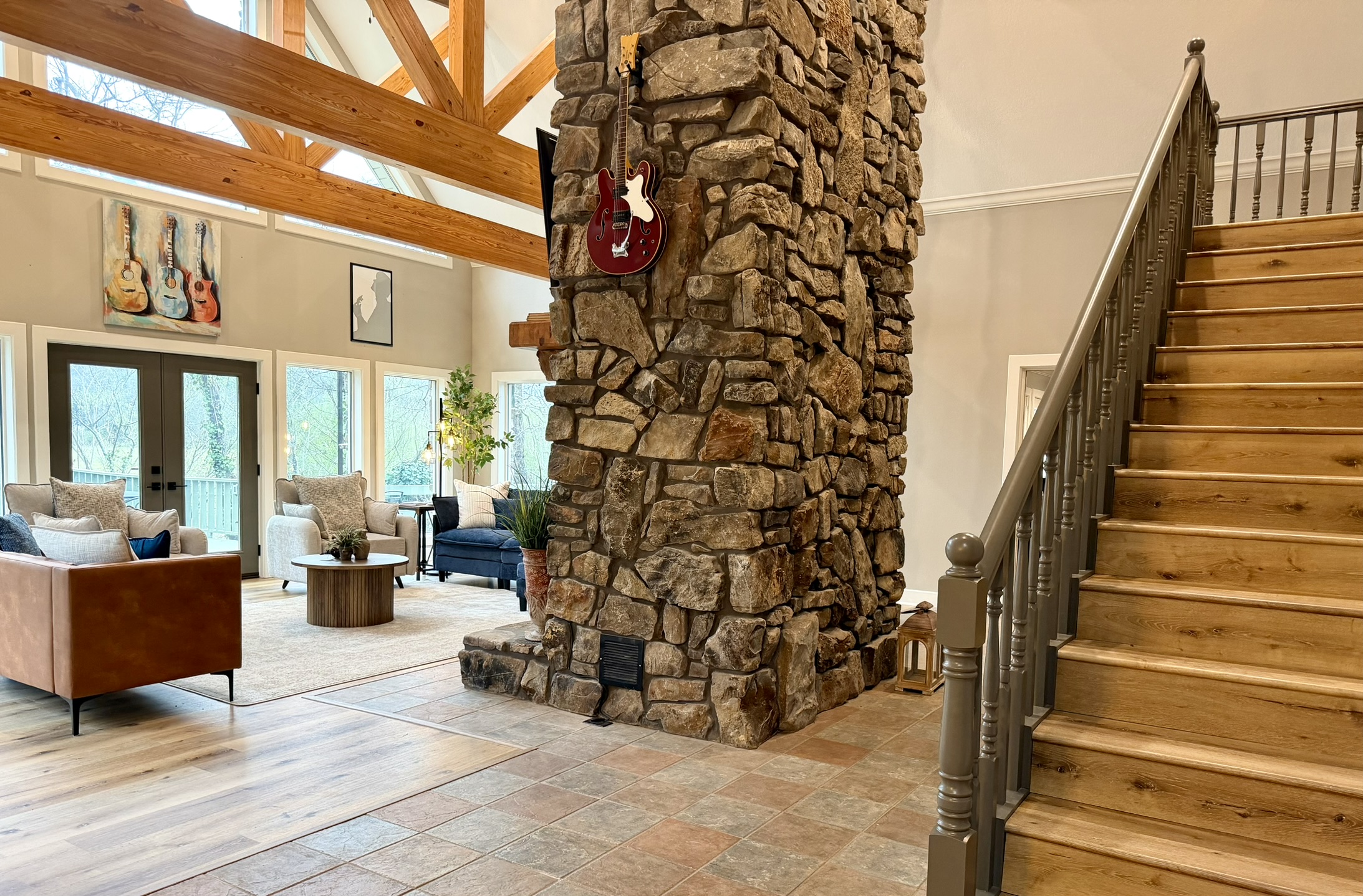 Southern Delight second bedroom with queen bed